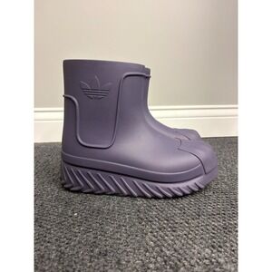 Adidas Adifom SST Boot Shadow Violet Purple Rubber Platform Rain Boots IE4613